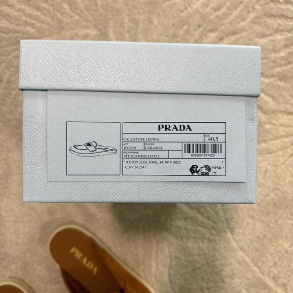 Prada Saint Tropez Suede Mules - Picture 11 of 14